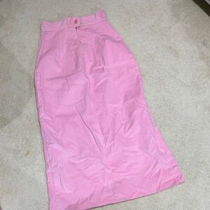 Pink High-Waisted Women's Skirt